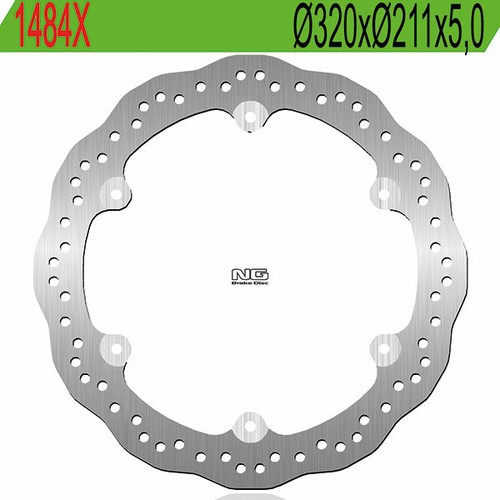Front brake disc 1484x wave - front,