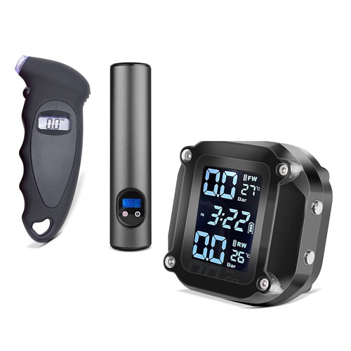 Tyre pressure gauge set for - tyre,