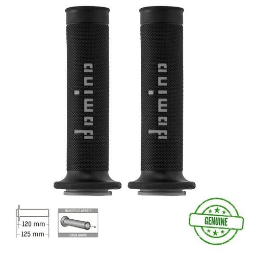 Domino grips black - grips, grey
