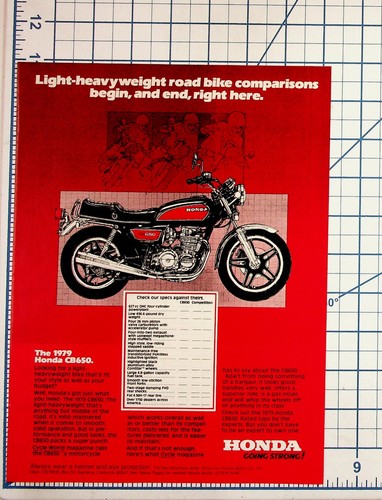 1979 honda cb650 motorcycle - 1979,