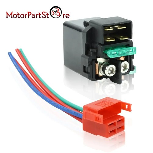 Starter solenoid relay with - starter,