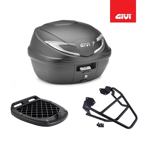Givi black top case kit - top,